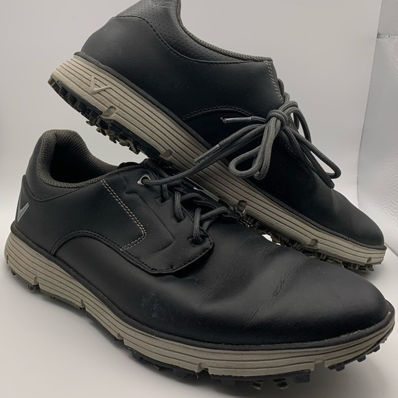 Callaway La Jolla Golf Shoes LTD CG205BGR Mens Size 9.5 US 9 1/2 Black/Grey S2C - Picture 2 of 13